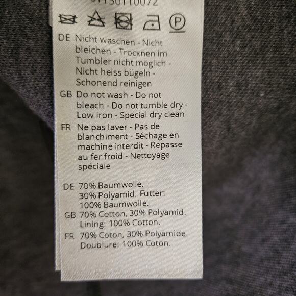 OSKA Gray Outerwear Long Sleeve Hooded Full Zipper Coat Size 1 US 6/8 - Picture 3 of 11